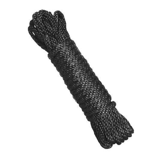 Premium Black Nylon Bondage Rope